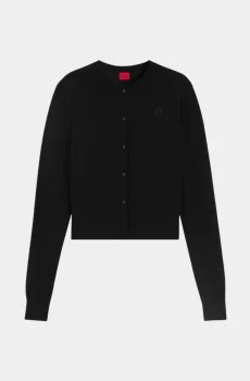 Женский черный кардиган Черный M HUGO 11423