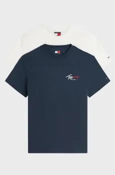 Мужская футболка (2 шт) REG SIGNATURE 2PCK Разноцветный L Tommy Jeans DM0DM23623