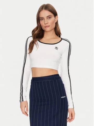 adidas Блузка adicolor 3-Stripes JD4625 Білий Slim Fit adidas Блузка adicolor 3-Stripes JD4625 Білий Slim Fit