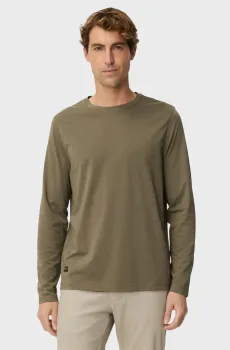 Мужской оливковый лонгслив Оливковый L Camel Active 409600-7T06-35