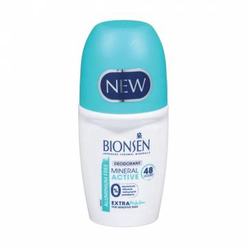 Шариковый дезодорант Bionsen Mineral Active Deodorant 48H унисекс, 50 мл Шариковый дезодорант Bionsen Mineral Active Deodorant 48H унисекс, 50 мл