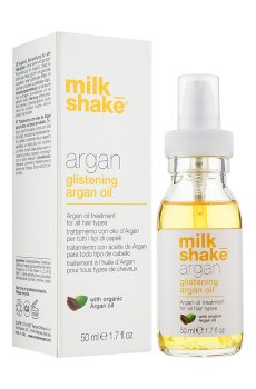 Аргановое масло milk_shake Argan Glistening Argan Oil для глубокого восстановления и блеска всех типов волос, 50 мл