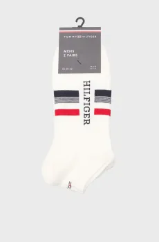 Мужские белые носки (2 пары) SNEAKER Белый 43-46 Tommy Hilfiger 701232467