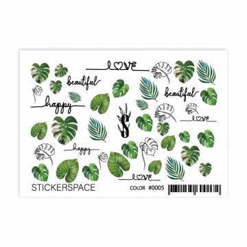 Наклейки для дизайна ногтей StickersSpace Sliders Color (0005) Наклейки для дизайна ногтей StickersSpace Sliders Color (0005)