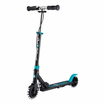 Самокат Globber Flow element junior lights чорно-бірюзовий з підсвічуванням (729-105) Самокат Globber Flow element junior lights чорно-бірюзовий з підсвічуванням (729-105)