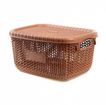 Корзина для хранения с крышкой Violet House 1009 Виолетта Beige, 14*21*27 см, 5 л (1009 Виолетта BEIGE с/кр. 5 л) Корзина для хранения с крышкой Violet House 1009 Виолетта Beige, 14*21*27 см, 5 л (1009 Виолетта BEIGE с/кр. 5 л)