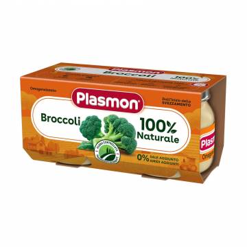 Детское овощное пюре Plasmon Брокколи, от 6 месяцев, 2*80 г Детское овощное пюре Plasmon Брокколи, от 6 месяцев, 2*80 г