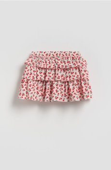 Reserved - Спідниця-шорти з візерунком - різнобарвний - 475IB-MLC