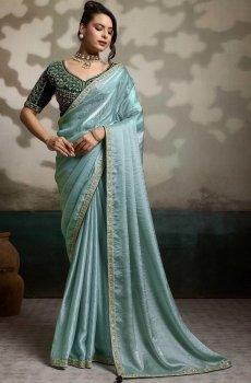 Smart Stree Embroidered Velvet Saree