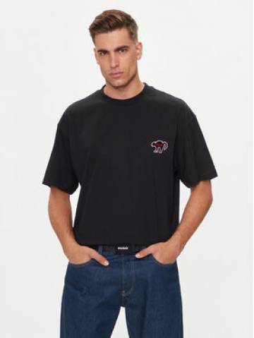 Hugo Футболка Dimonade 50518963 Чорний Relaxed Fit Hugo Футболка Dimonade 50518963 Чорний Relaxed Fit