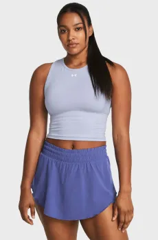 Женский сиреневый топ UA Train Seamless Tank Сиреневый L Under Armour 1379148-539