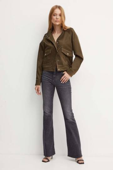 Куртка Guess MANUELA женская цвет зелёный переходная W4YL19 WGAN0 Куртка Guess MANUELA женская цвет зелёный переходная W4YL19 WGAN0