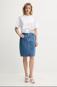 Джинсовая юбка BOSS