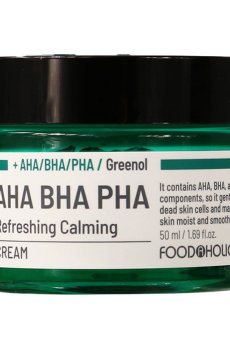 Успокаивающий крем для лица Food A Holic AHA BHA PHA Refreshing Calming Cream, 50 мл