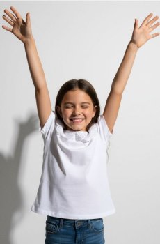 Різдвяна футболка з котом - білий