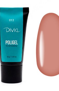 Полигель для наращивания ногтей Divia Polygel 012, 15 г