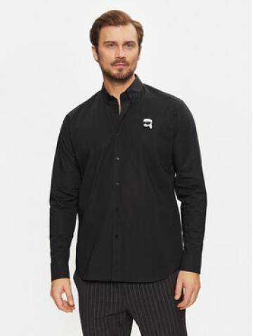 KARL LAGERFELD Сорочка 605911 551671 Чорний Regular Fit KARL LAGERFELD Сорочка 605911 551671 Чорний Regular Fit