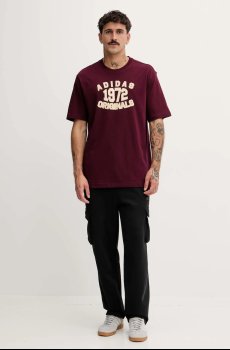 Хлопковая футболка adidas Originals Varsity