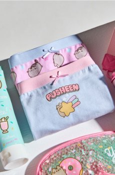 Боксери, 2 пари Pusheen the Cat - блакитний