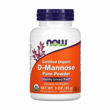 D-манноза NOW foods D-Mannose Pure Powder в порошке, 85 г D-манноза NOW foods D-Mannose Pure Powder в порошке, 85 г