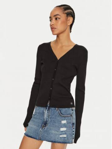 Calvin Klein Jeans Кардиган J20J224239 Чорний Regular Fit Calvin Klein Jeans Кардиган J20J224239 Чорний Regular Fit