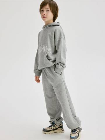 Reserved - BOYS` TROUSERS - темно-сірий - ZI204-90M Reserved - BOYS` TROUSERS - темно-сірий - ZI204-90M
