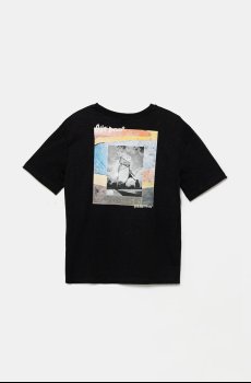 Детская хлопковая футболка United Colors of Benetton