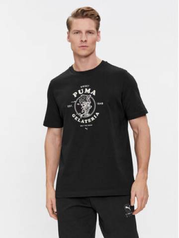Puma Футболка Graphics Gelateria 625416 Чорний Regular Fit Puma Футболка Graphics Gelateria 625416 Чорний Regular Fit