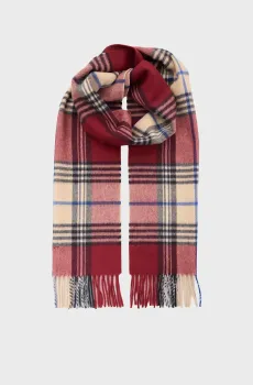 Мужской шерстяной шарф в клетку WOOL CHECKED SCARF Разноцветный ONESIZE Gant 9920249