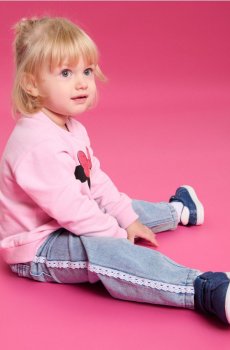 Джинси pull on - синій