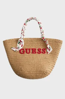 Женский бежевый шоппер Бежевый ONESIZE Guess W6YZ35.W4790;PMW6
