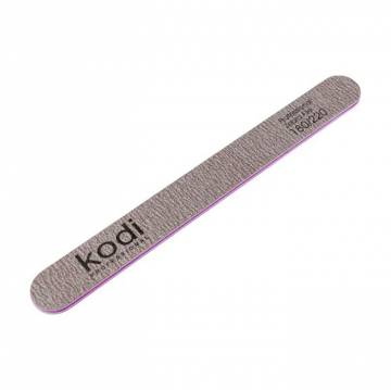 Пилка для ногтей Kodi Professional 180/220 грит прямая, коричневая, 178*19*4 мм Пилка для ногтей Kodi Professional 180/220 грит прямая, коричневая, 178*19*4 мм