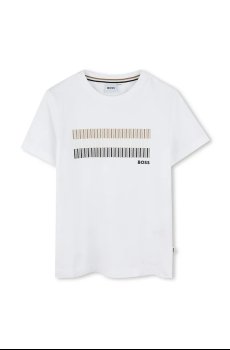 Детская хлопковая футболка BOSS