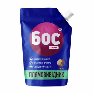 Пятновыводитель-гель БОС Плюс Color для цветных тканей, 500 мл Пятновыводитель-гель БОС Плюс Color для цветных тканей, 500 мл
