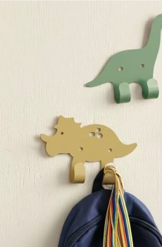 Настінні гачки 2 штуки - коричневувато-зелений