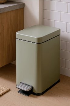 Відро для сміття 5 L - пильно-зелений