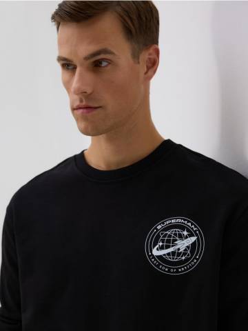 Reserved - Felpa in cotone SUPERMAN™ - чорний - 670IH-99P