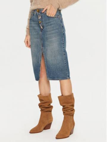 ViCOLO Джинсова спідниця DS0060 Голубий Regular Fit ViCOLO Джинсова спідниця DS0060 Голубий Regular Fit