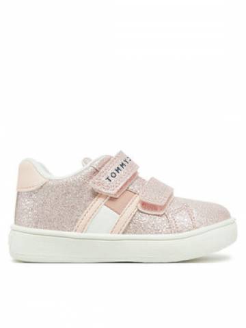 Tommy Hilfiger Снікерcи Flag Low Cut Velcro Sneaker T1A9-33725-0745 M Рожевий Tommy Hilfiger Снікерcи Flag Low Cut Velcro Sneaker T1A9-33725-0745 M Рожевий