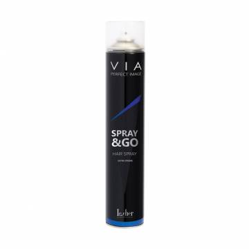 Лак для укладки волос Lecher Via Perfect Image Spray & Go Hairspray экстрасильная фиксация, 750 мл Лак для укладки волос Lecher Via Perfect Image Spray & Go Hairspray экстрасильная фиксация, 750 мл