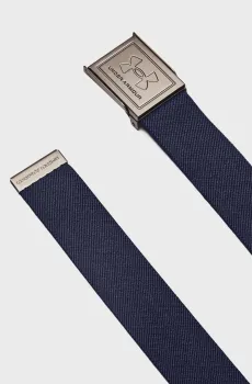 Мужской темно-синий двусторонний ремень M Stretch Webbing Belt Синий ONESIZE Under Armour 1383935-410