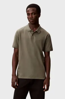 Мужское оливковое поло SLIM REFINED Оливковый XL Calvin Klein LV04LC254G