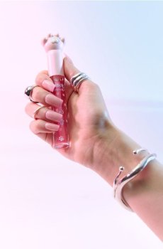 Блиск для губ з перламутровим блиском і ароматом ванілі - пастельний рожевий