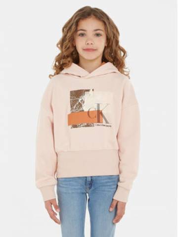 Calvin Klein Jeans Світшот IG0IG02200 Рожевий Regular Fit Calvin Klein Jeans Світшот IG0IG02200 Рожевий Regular Fit
