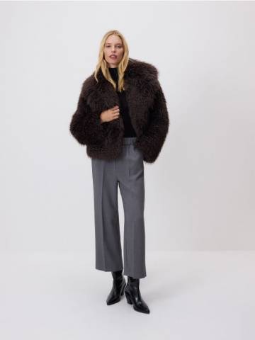 Reserved - Штани зі стрілками - світло-сірий - 497GG-09M