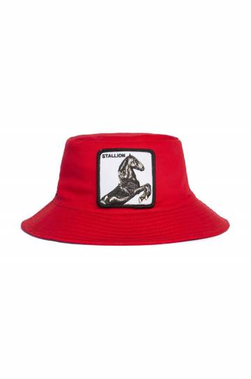 Шляпа Goorin Bros цвет красный хлопковый Шляпа Goorin Bros цвет красный хлопковый