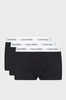 Мужские черные боксеры (3 шт) Черный M Calvin Klein 0000U2664G
