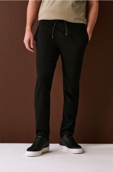 Джогери з трикотажу ottoman - чорний