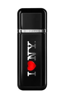 Carolina Herrera 212 VIP Black I Love NY Парфюмированная вода мужская, 8 мл