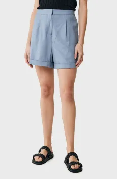 Женские голубые льняные шорты Голубой M Mexx MF007302941W